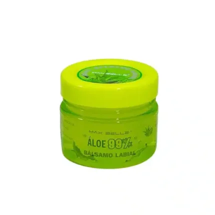 Bálsamo labial Max Belle con 99% de aloe vera para hidratación y reparación