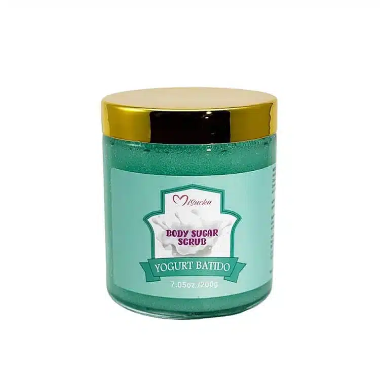 Exfoliante corporal Body Sugar Scrub Misucka de yogurt para piel suave