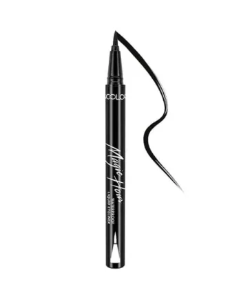 Delineador Plumón Magic Hour Waterproof - Tono Negro Kleancolor