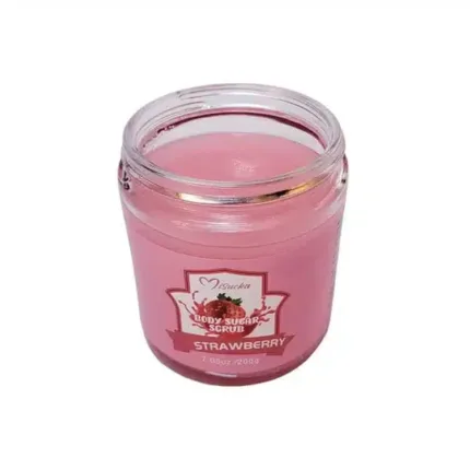 Body Sugar Scrub de Misucka con aroma a frutilla para exfoliación e hidratación