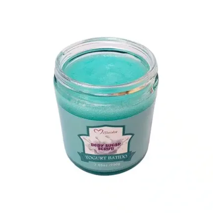 Body Sugar Scrub de Misucka con aroma a yogurt para exfoliación e hidratación
