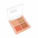 Paleta de Sombras Cutesy Quad - Tono Copper Coin Kleancolor