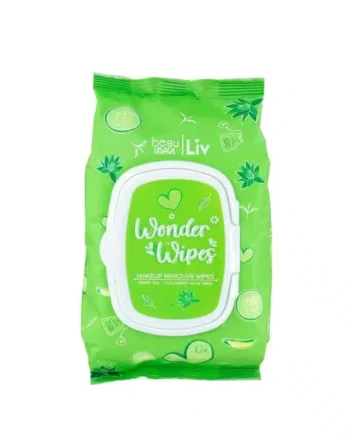 Toallitas desmaquillantes Beau Visage con té verde, pepino y aloe vera