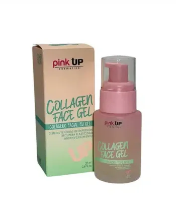 Gel facial con colágeno Pink Up para hidratación y firmeza de la piel