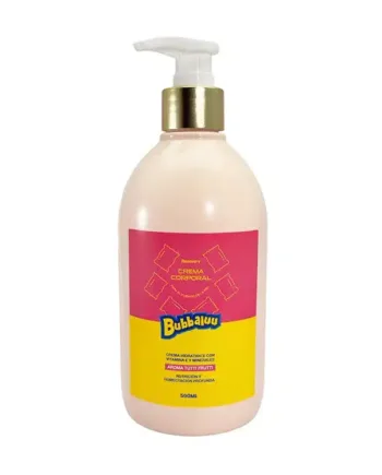 Crema corporal Bubbaluu de tutti frutti, hidratante y con aroma dulce