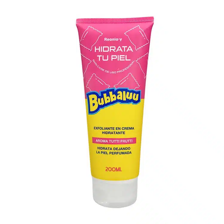 Exfoliante Corporal Bubbaluu de Tutti Frutti, ideal para limpieza profunda y piel suave