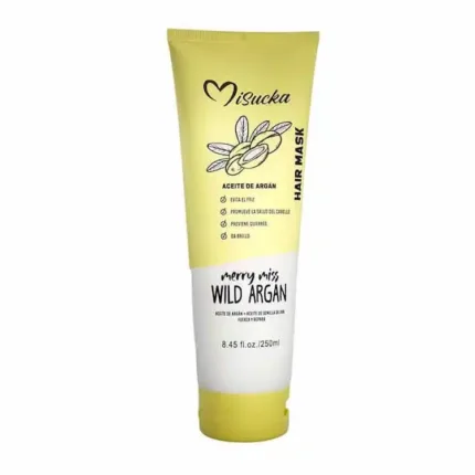 Mascarilla Capilar Misucka con aceite de argán para nutrición profunda