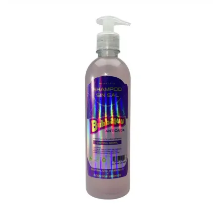 Shampoo sin sal con biotina Bubbaluu, ideal para fortalecer y reducir la caída del cabello