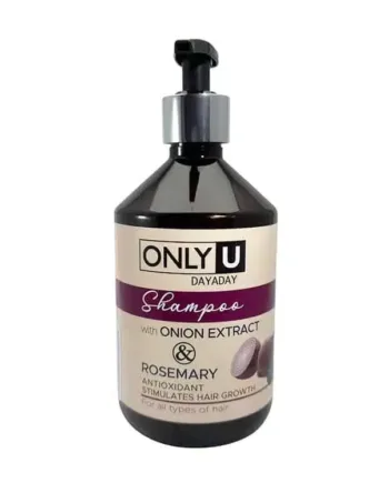 Shampoo Only U con extracto de cebolla y romero para fortalecer el cabello