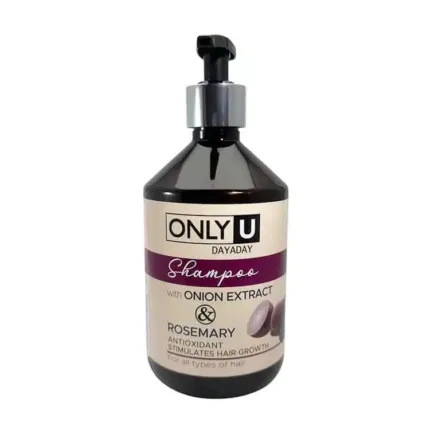 Shampoo Only U con extracto de cebolla y romero para fortalecer el cabello