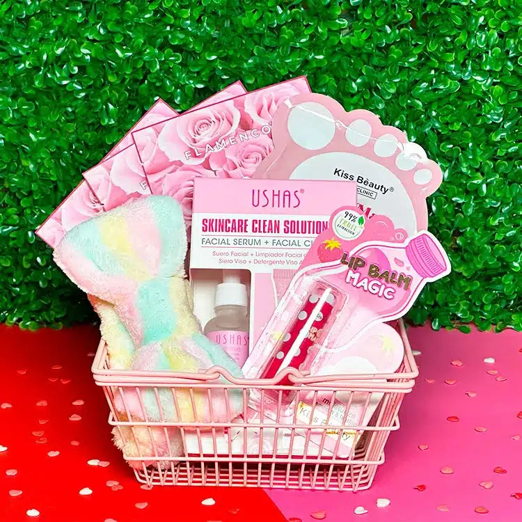 Set Secreto Rosa con productos hidratantes y regeneradores de rosas
