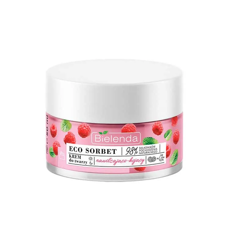 crema-calmante-eco-sorbet-frambuesa-bielenda-01-1.webp Crema Calmante Eco Sorbet - Frambuesa - Imagen 1