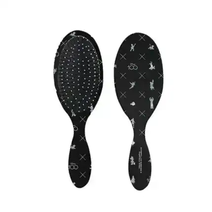 Cepillo para cabello ecológico con diseño artístico black y white.