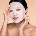 Máscaras faciales coreanas, cuidado facial, bienestar y belleza.