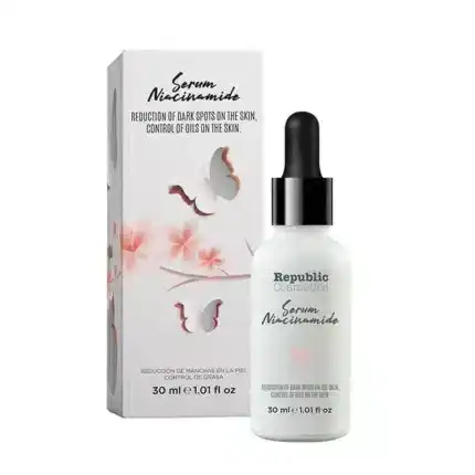 Serum Niacinamida para manchas oscuras, control de grasa y piel radiante. Ideal para cuidado facial natural.